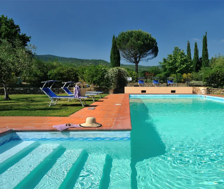 Piscina, agriturismo Baldeschi